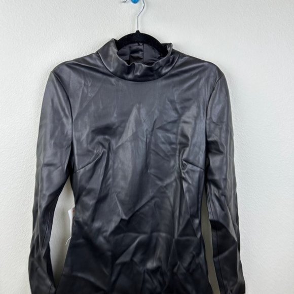 Bardot Harley PU Dress in Black - Picture 5 of 8